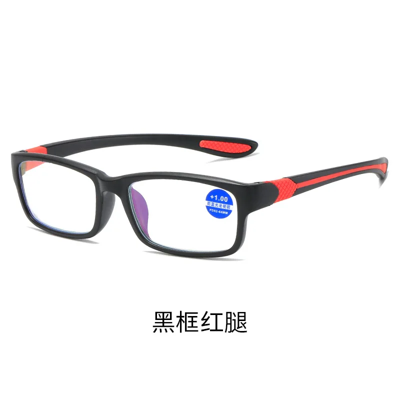 high quality unbreakable cheap sport presbyopia anti blue light reading glasses for women men