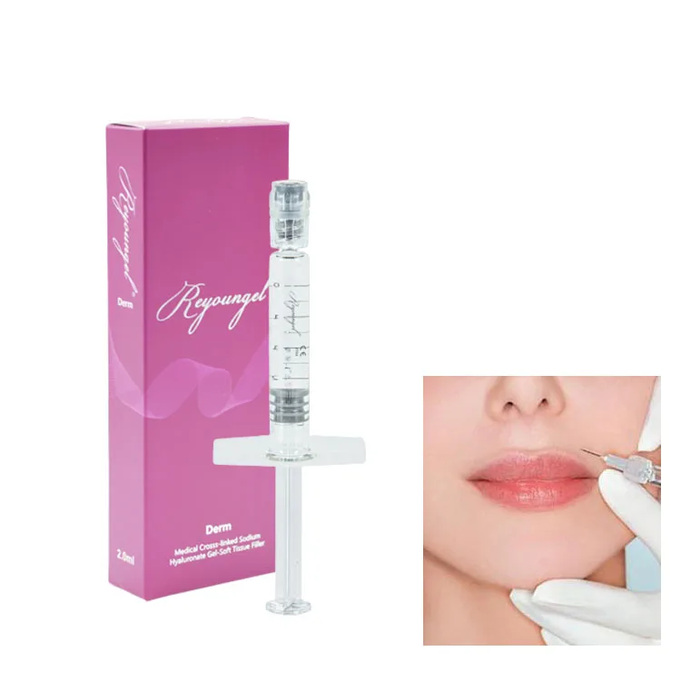 Hot Sales Dermal Filler 1ml 2ml Fillers Injection Lip Face Hyaluronic Acid Gel 10ml Derm for Body