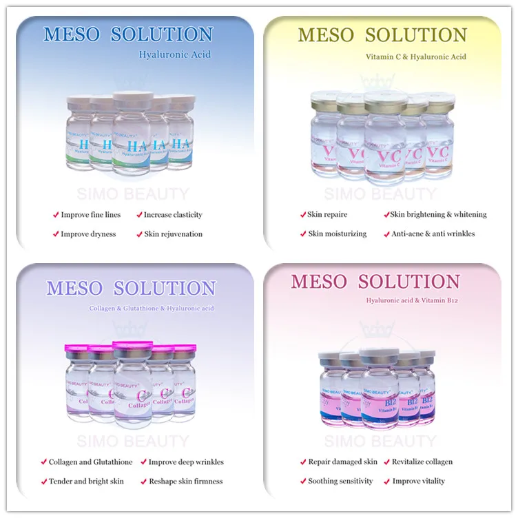 Collagen Peptides for Facial Serum & Body Mesotherapy Solution Whitening & Anti-aging Serum Female Meso Solution Lipo Gel Custom