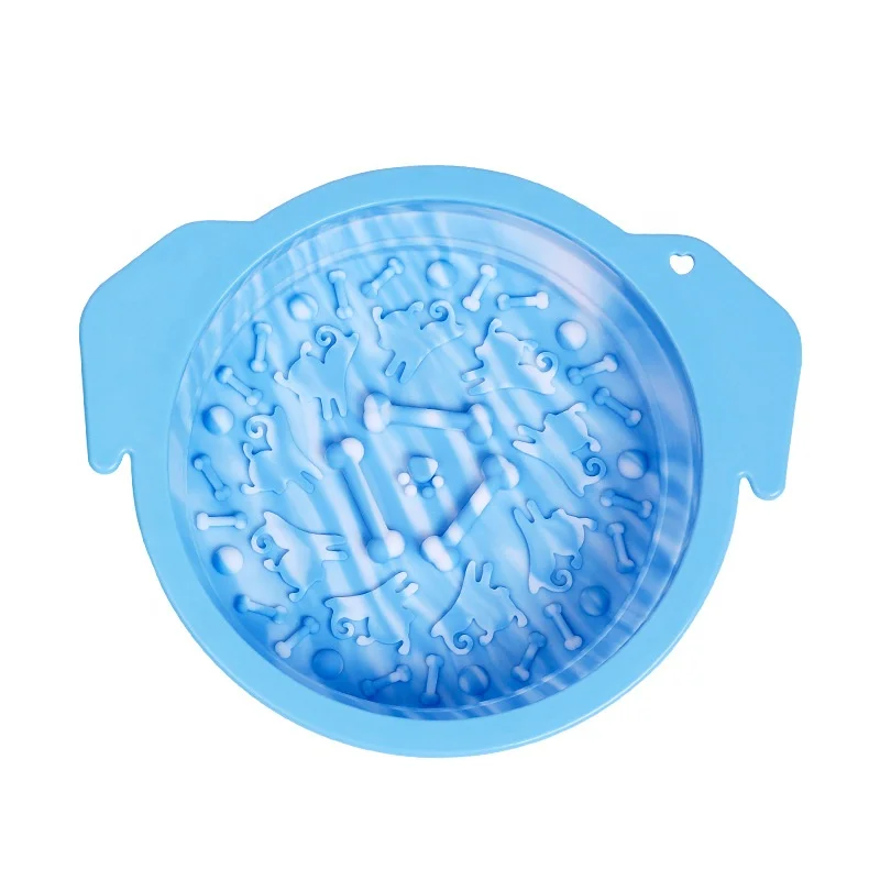 Arriart New Arrival Multifunctional Foldable Slow Feeder Dog Bowl Silicone Portable Pet Dog Food Bowl Pet Supplies