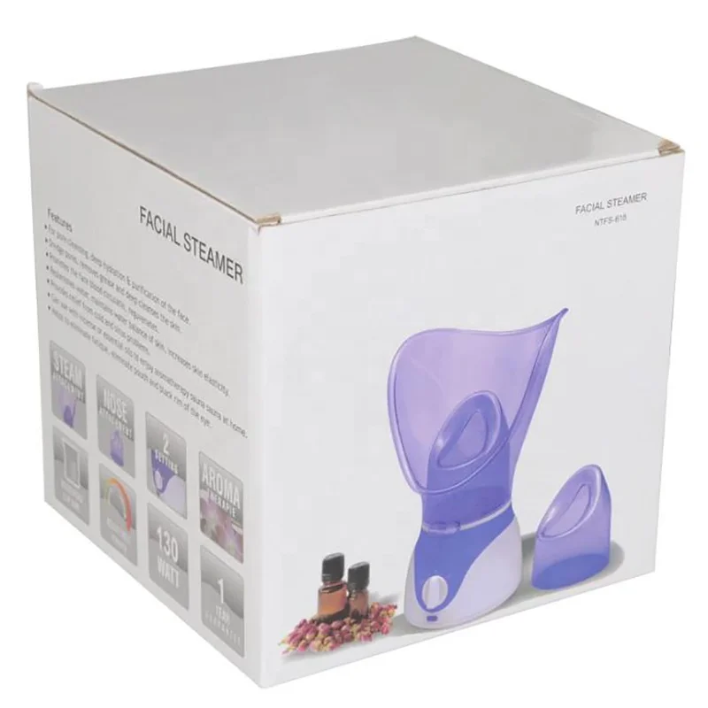 Beauty Personal Care Face Steamer Sprayer Square Boxes Auto Lock Bottom Boxes