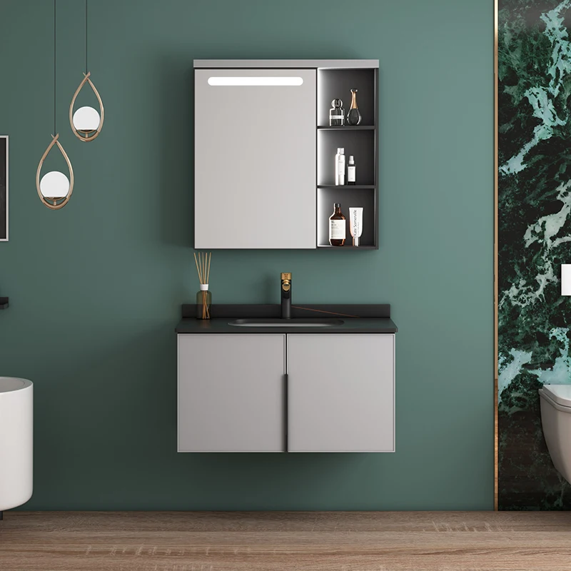  Hotel or Household style bath room wall Mounted cabinet mirror cheap bathroom vanity