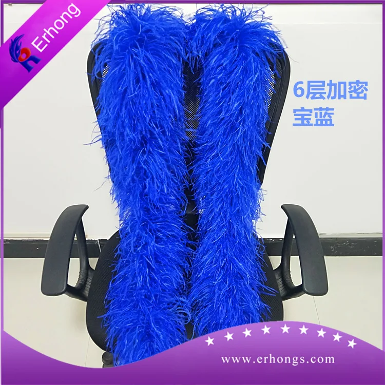 Turkey Feather Boa Turkey Feather Strip Fluffy Craft Decoration Chandelle Feather Boa