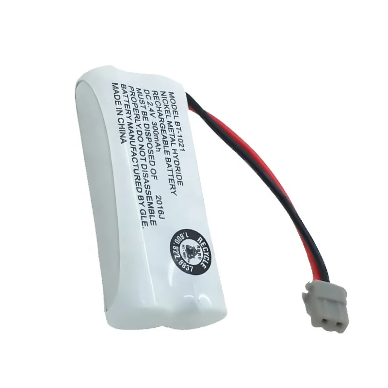 1.2v 300mah rechargeable aaa size batteries  2.4V ni mh battery pack for cordless phone