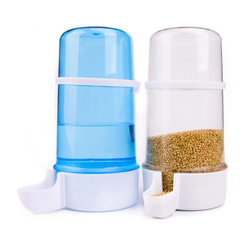 Wholesale Automatic Water Bird Cage Kettle Small Hanging Plastic Feeders Drinks Drinkers Feeder for Birds