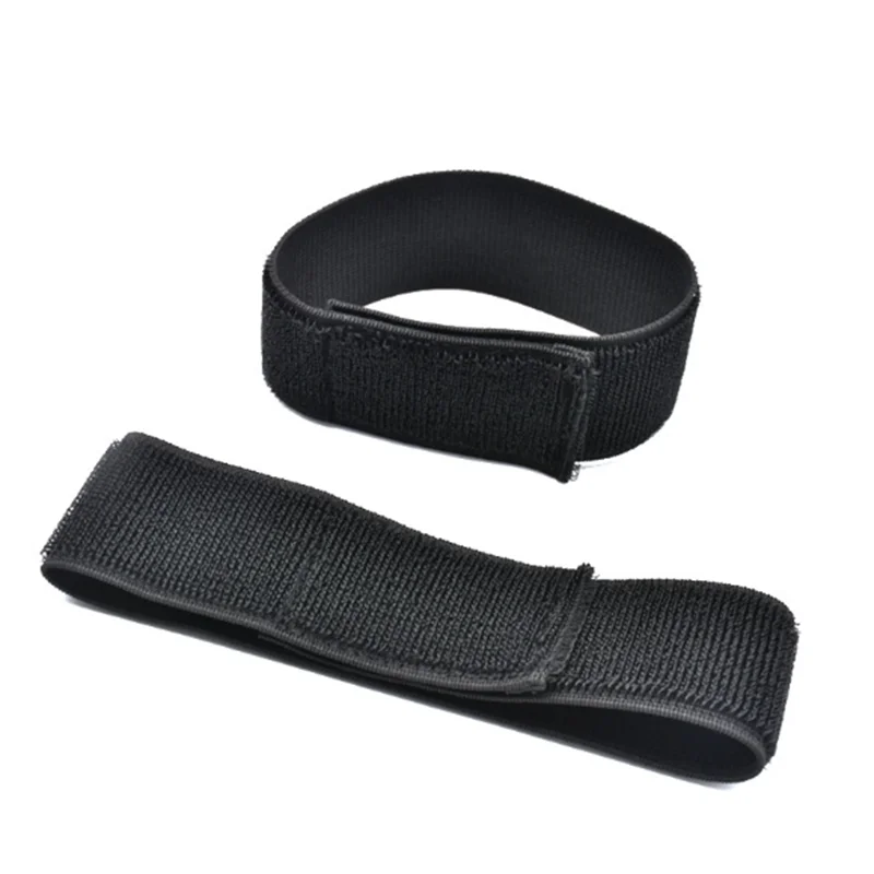 Adjustable hook and loop cable tie plastic buckle elastic fabric soft nylon