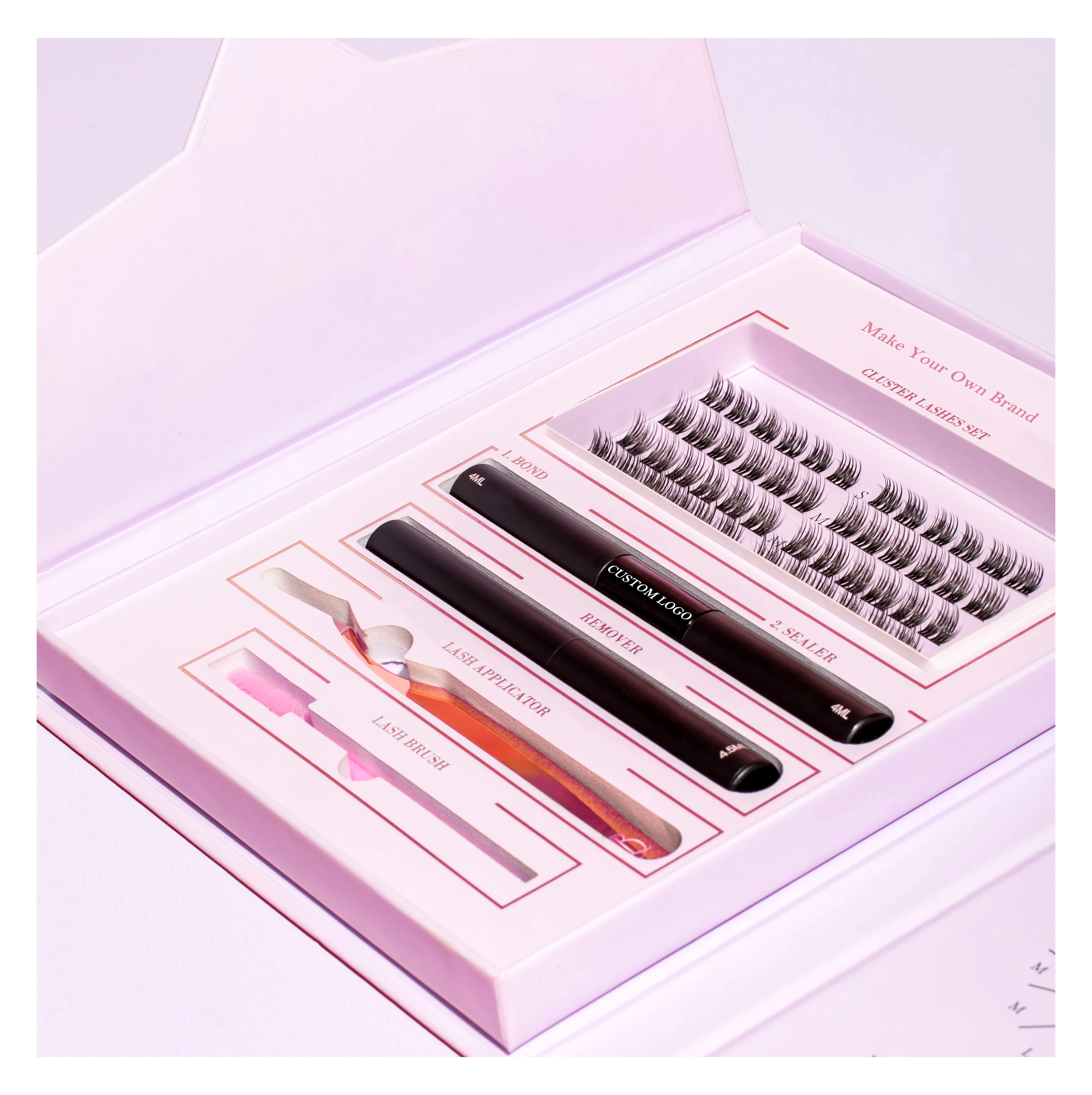 Wholesale Segmented DIY Eyelash Extensions False Eyelashes Cluster Lashes Kit Volume Lash Clusters