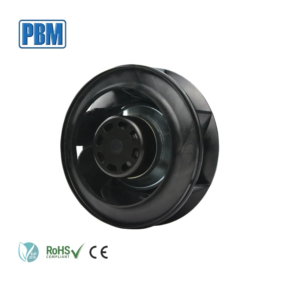 225mm Waterproof DC 24V 48V Centrifugal Ventilation Fan with EC Motor