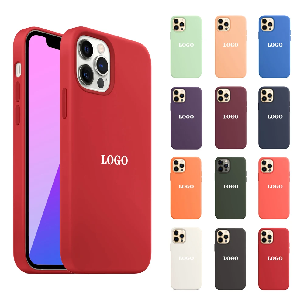 1:1 оригинальный жидкий силиконовый чехол с логотипом для Apple Iphone 15 14 13 12 11 8 7 6 X XR Max Pro