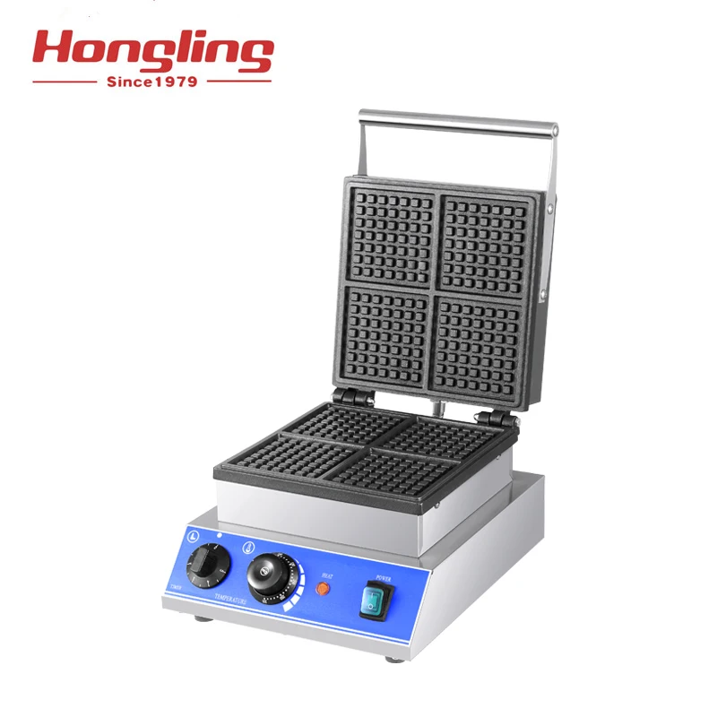 HL-4A-D four grid best price commercial kitchen electric snack equipment waffle baker machine