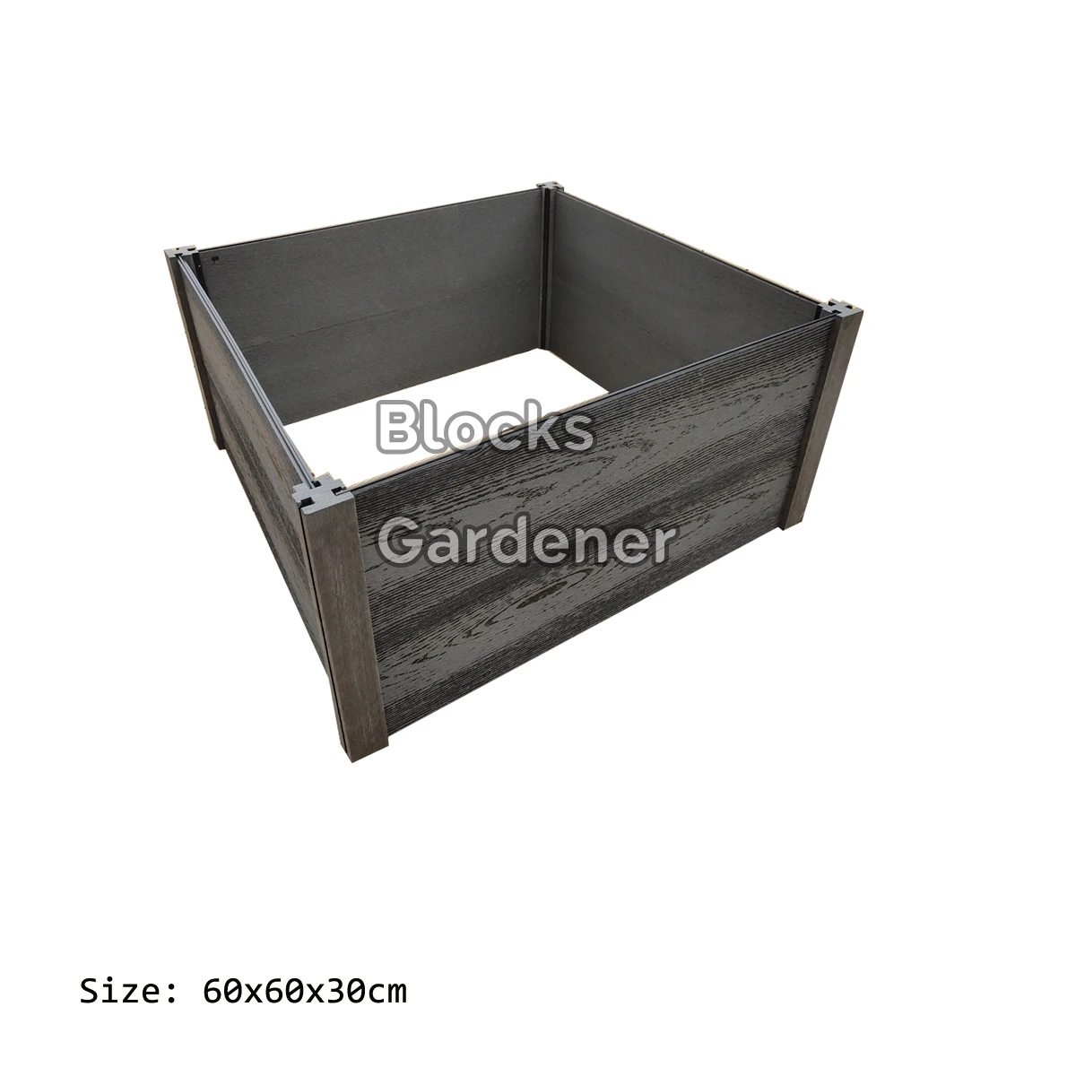 Wood plastic composite wholesale raised bed vegetable flower garden
