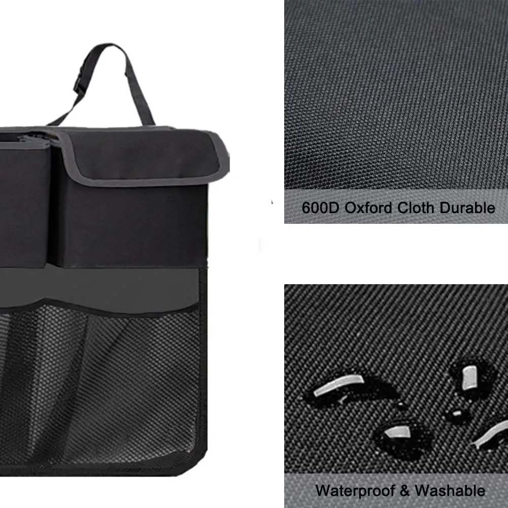 Factory Custom Backseat Hanging Organizer car organizer with 8 Large Storage Bag for SUV Trunk Space Saving Expert