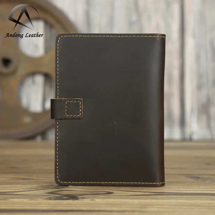 Andong кожаная новая Ретро сумка для паспорта мужчин и женщин Grazy Horse КОЖА RFID держатель карт дорожная