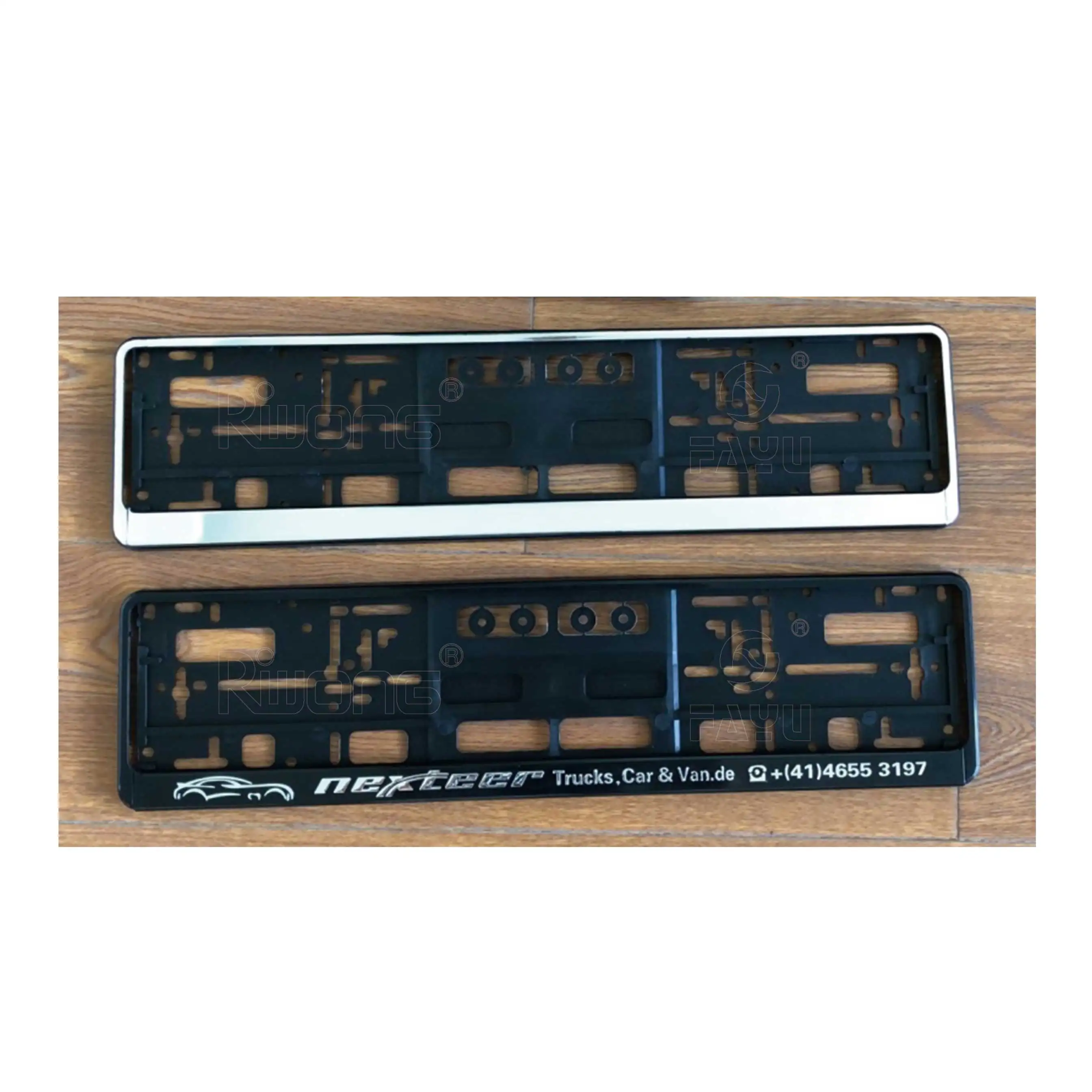 Custom 3D logo car number plate holder