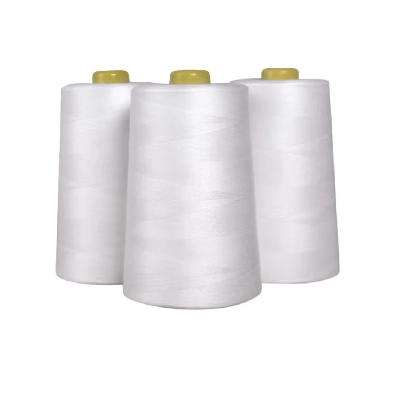 Cheap Price White Polyester Sewing Thread 3000y 402 Sewing Thread Various Color