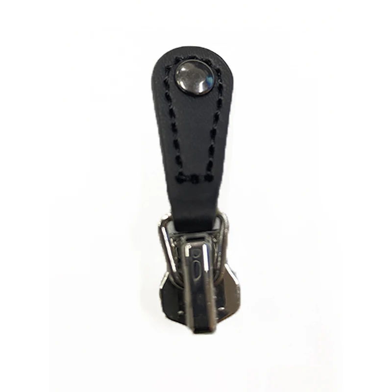  Wholesale Custom Brand Logo Zipper Puller Fashion Bag Accessories Handbag Strap Metal OEM Genuine Leather