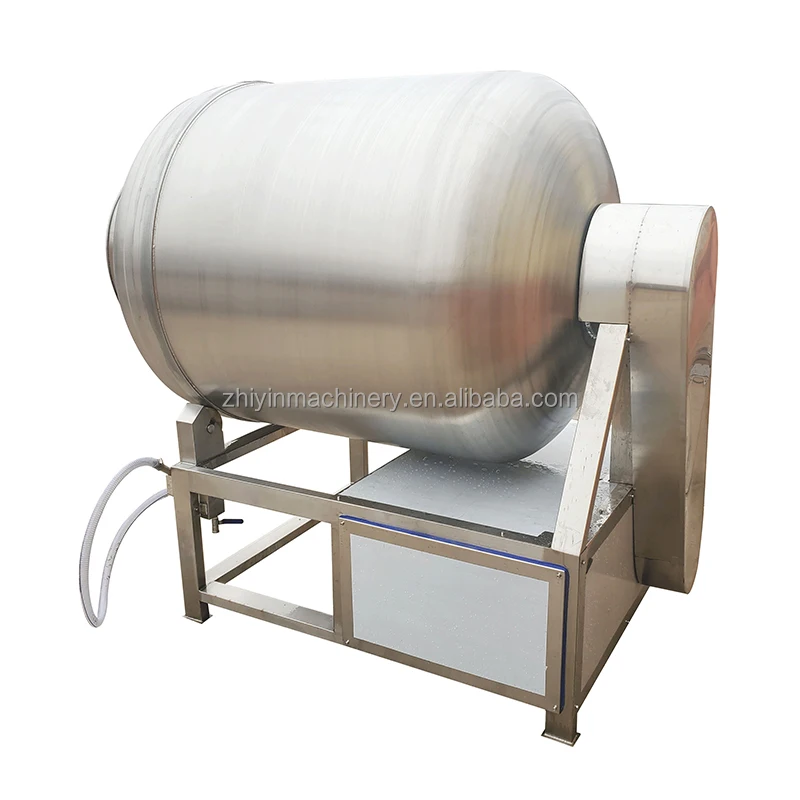 Automatic Vacuum Roll Kneading Sus304 Minced Meat Pickling Mix Prefabricated Vegetable Vacuum Meat Massage Tumbler Mixer Machine