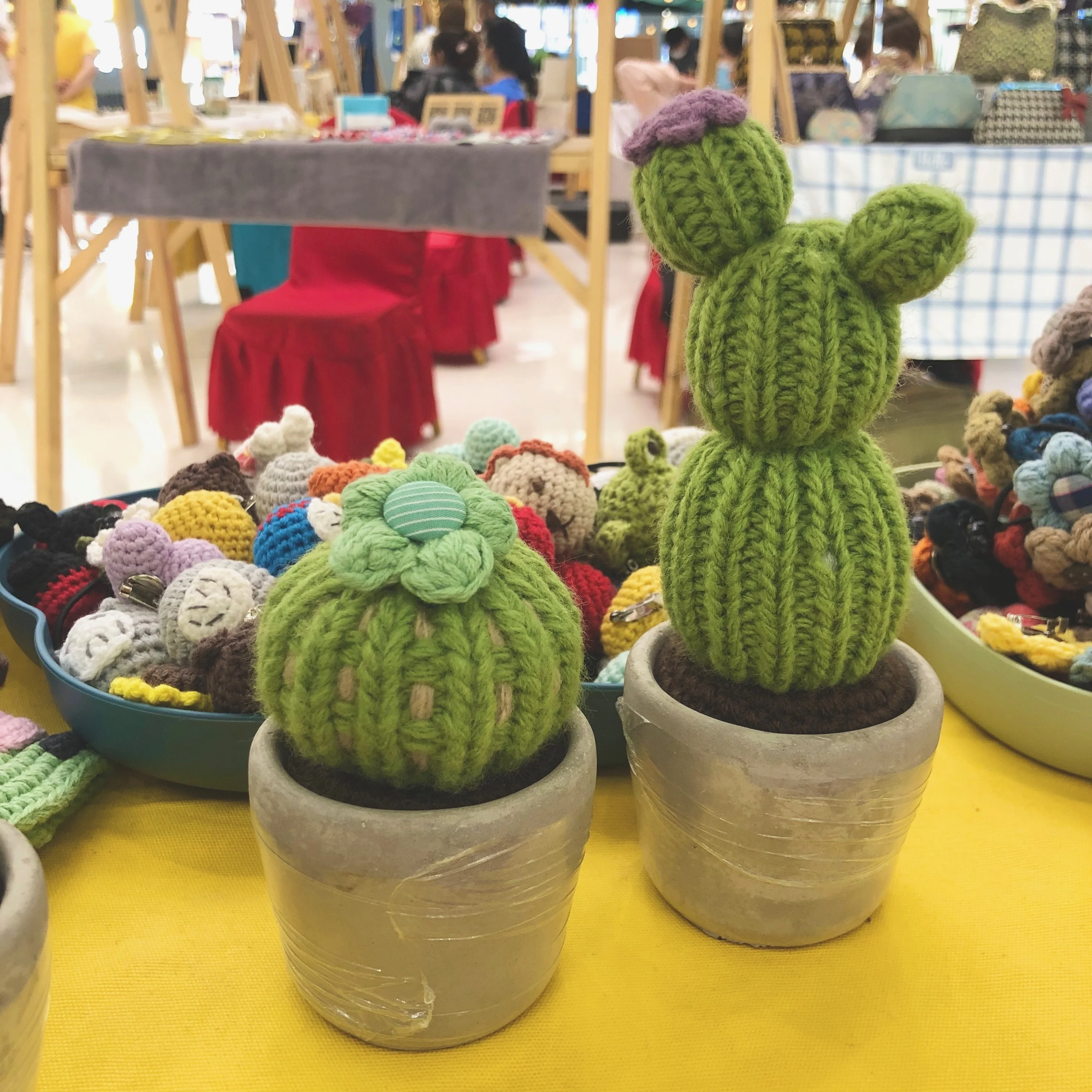 Высококачественные украшения Amigurumi, вязаная пряжа ручной работы, кроше, кактус, растение, подарок