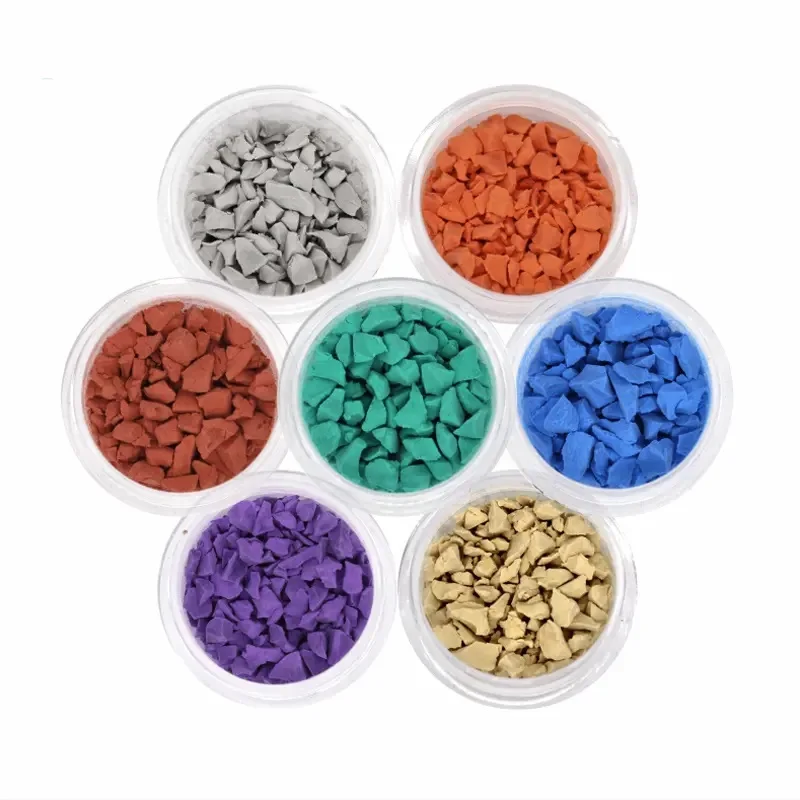 Hot Selling Recycled red EPDM Granules Rubber Granules For Playground