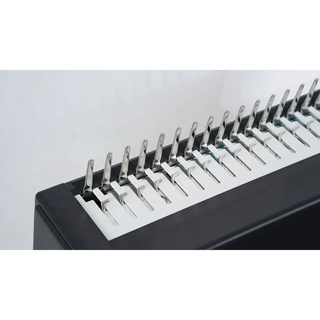 C12M Manual Rubber Ring Binding Combs 21 Hole 450 Sheets Paper Punch Binder Spiral Binding Machine for Letter Size Papers