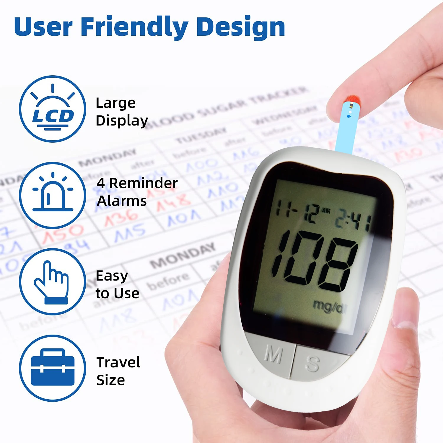 Multi-monitoring System Glucometer Ketone Blood Meter Blood Glucose Meter Price