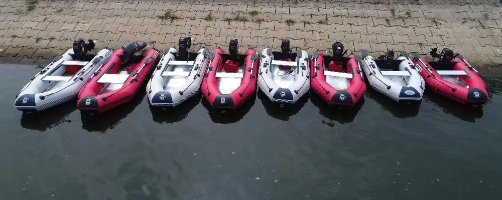 Solarmarine 4 Person 10ft PVC Inflatable Fishing Boat Aluminum Floor Speed Kayak