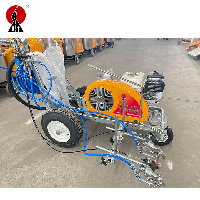 Cold Plastic Airless Spraying Paint Road Marking Machine Equipped With imported pumps and spray guns