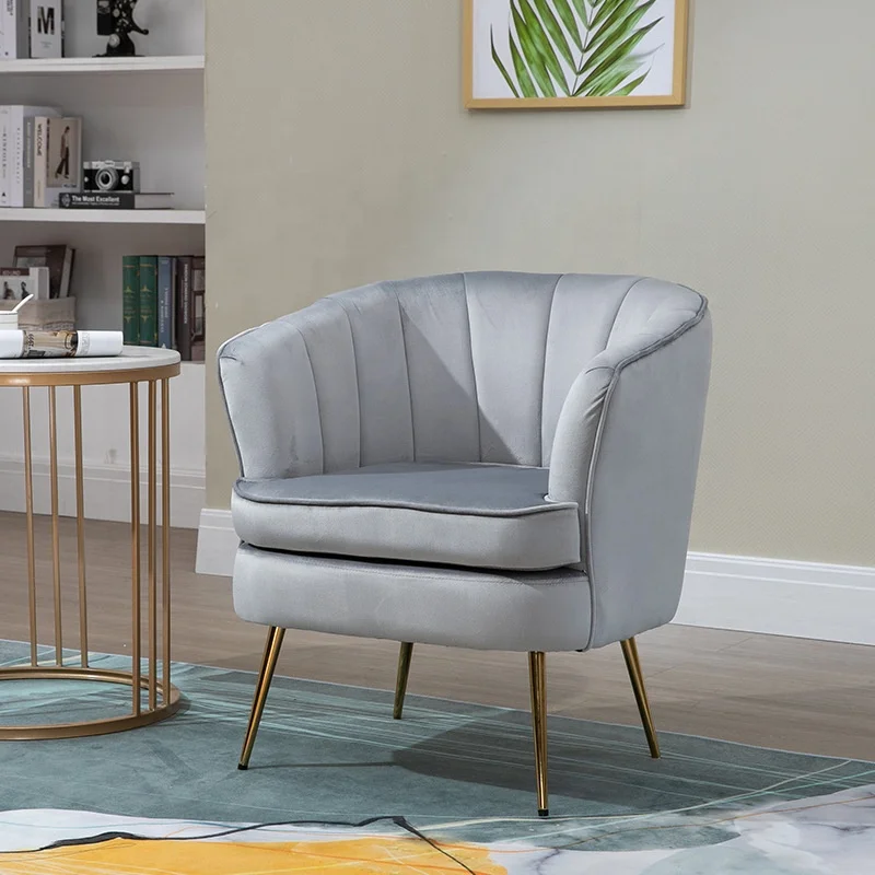 Современная мебель, шезлонг, одноместный диван, гостиничный мягкий бархатный тканевый стул с акцентом