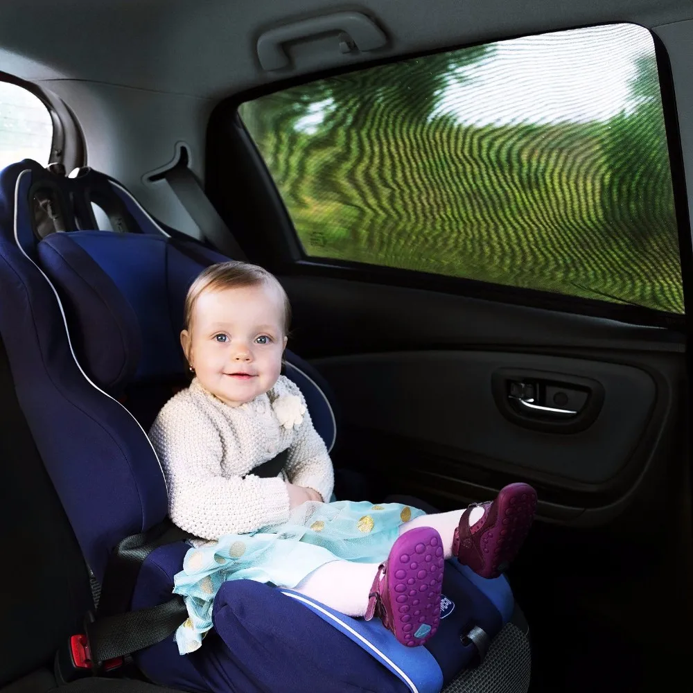 Hot sale wholesale high quality sunshade car sides window sunshades universal mesh car shade sunshade