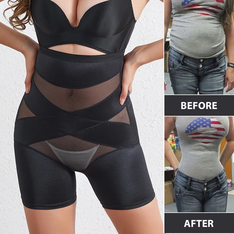 Amazing To U Tummy Straps Control Seamless Butt Lifter Shorts High Waist Full Body Shapewear Trimmer Slimming Belt Women Panties
