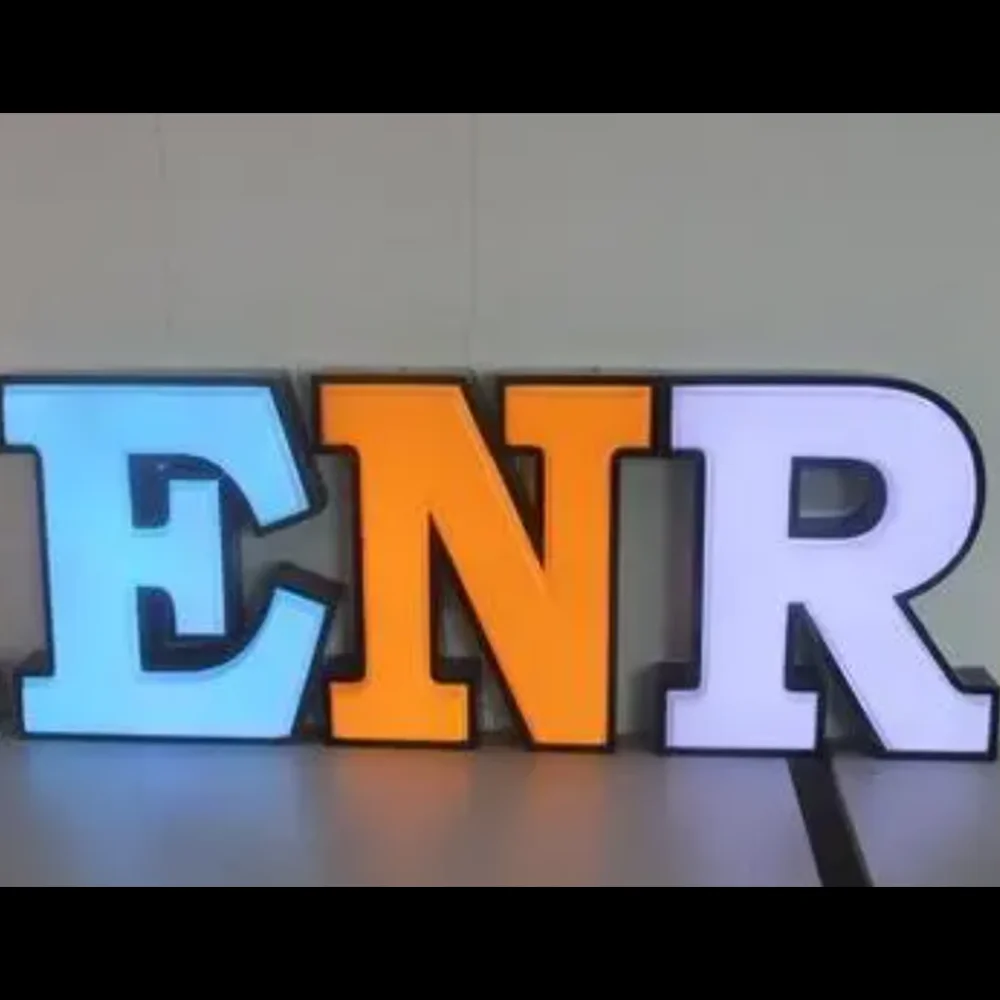 LED Channel Letter Sign Business Sign 3D Letters Sign with Trim cap