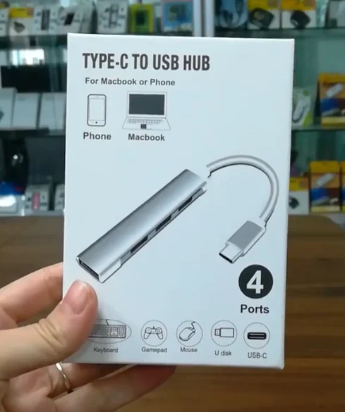  Многофункциональная док-станция для ноутбука 2 0 типа c usb все в одном концентратор 4 порта 3 втулки