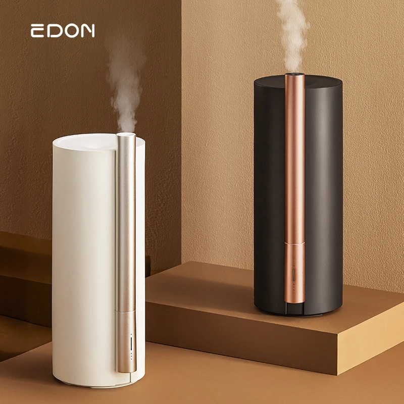 House Room Remote Control White Black Big Floor Standing Electric Cool and Warm Mist Steam Essential Oil Air Humidifier