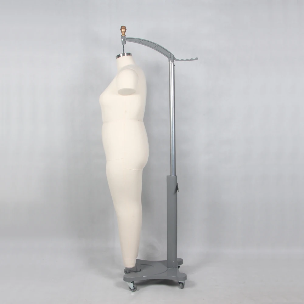 Pinable Sewing Dress Form Mannequin Plus Size Dressmaker Mannequin with Adjustable Height Standing For Clothing