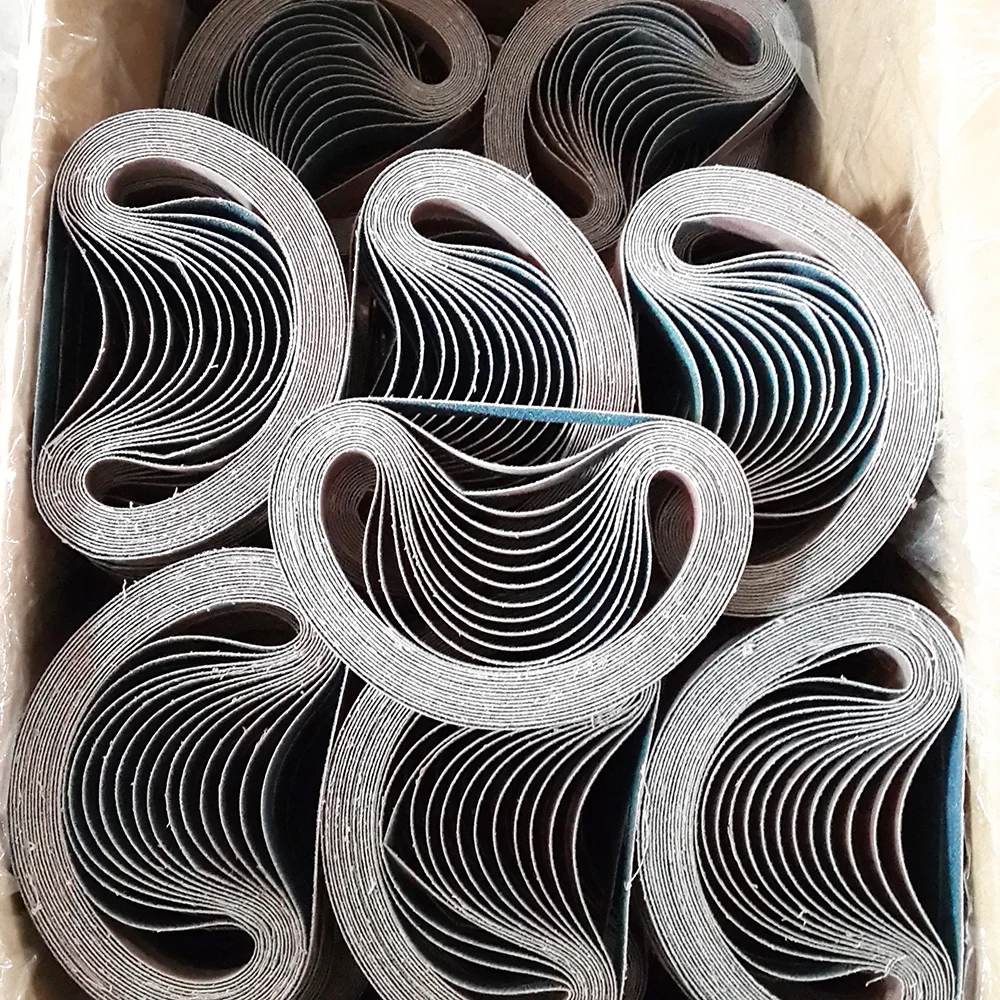 30x533mm Calcined A/O Abrasive Dry Grinding Belts For Glass Edge