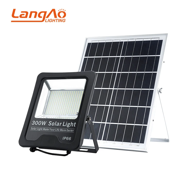 IP65 Long Distance Outdoor Commercial Focus Floodlight 200w 300w 400w 500w Solar Powered Led Chip Flood Light