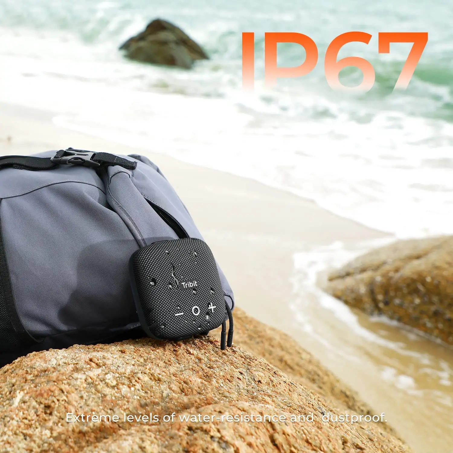 Tribit StormBox Micro 2 Wireless Speaker 90dB Deep Bass IP67 Waterproof Bike Speaker Built-in Strap