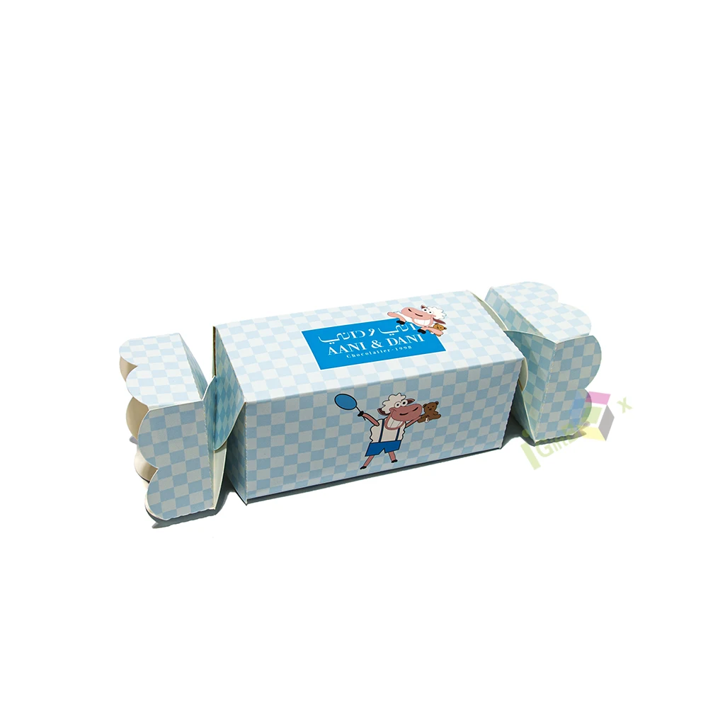 Christmas Cracker Special Design Wedding Party Gift Packaging Box Birthday Folding Paper Xmas Cracker