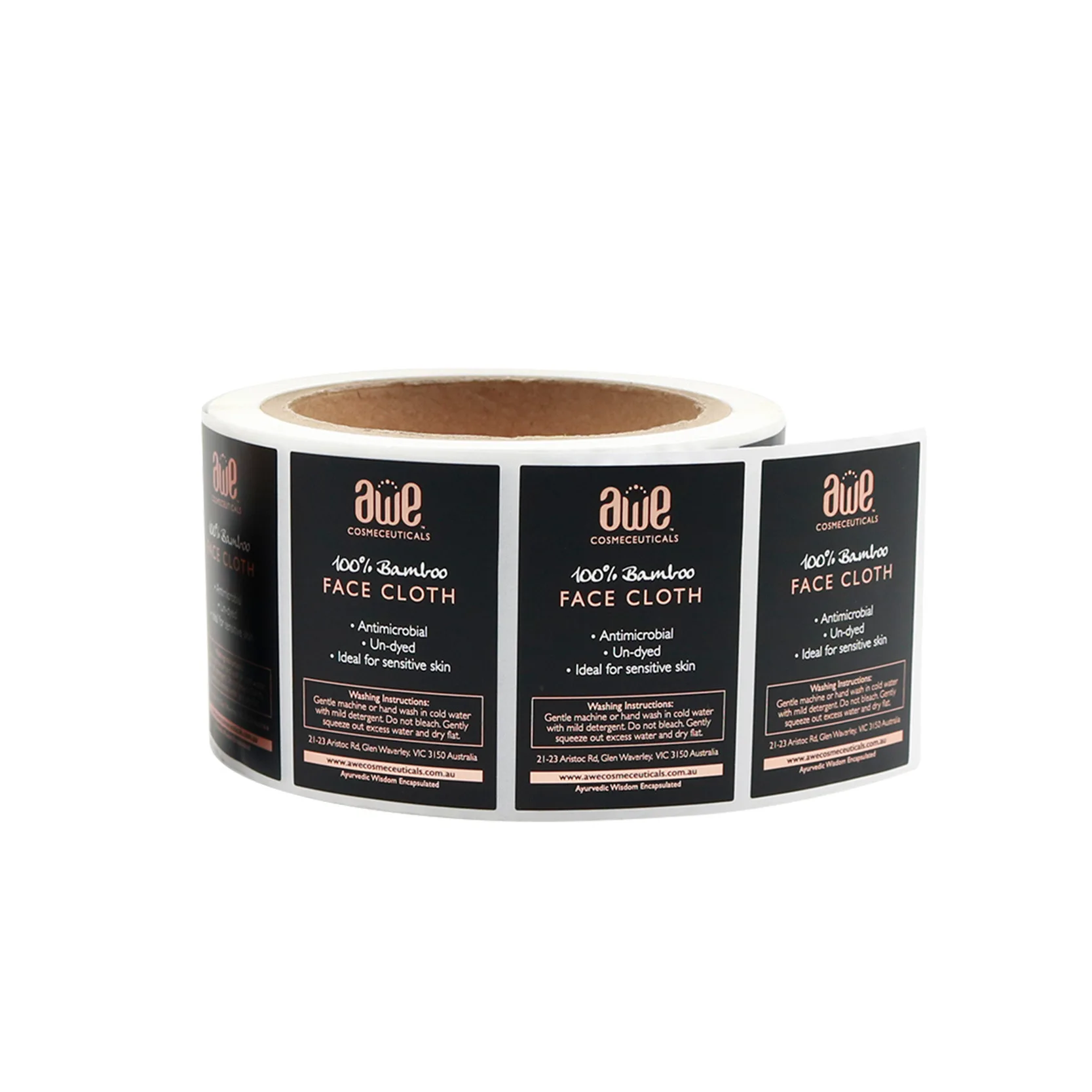 Customizable Stickers for Perfume Bottle Label Cosmetics Gold Paper Waterproof Custom Stickers Adhesive Sticker Other Cosmetic