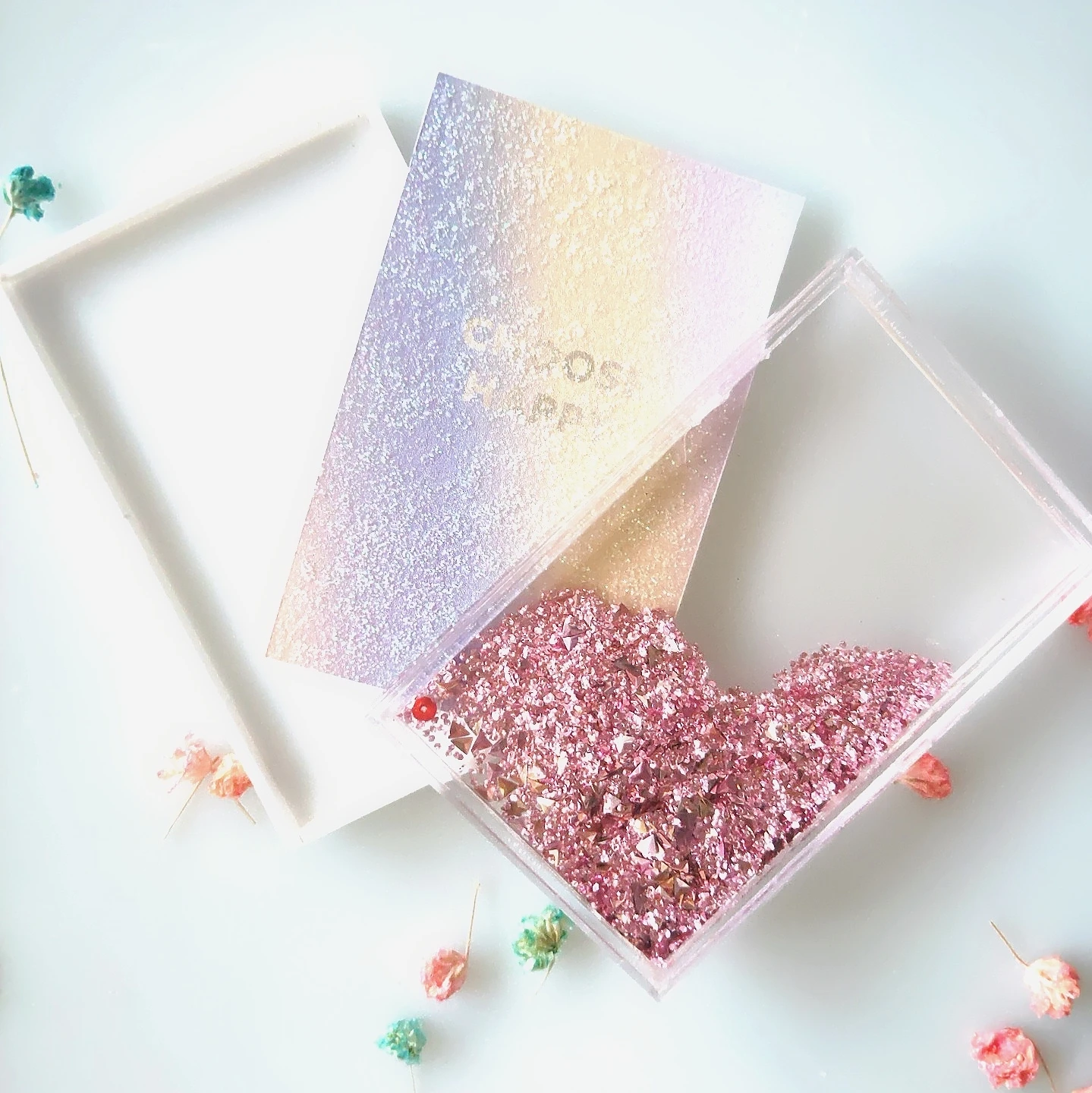 Magnet 2x3 Inch Water Globe Custom Glitter Snow Globe Liquid Photo Frame