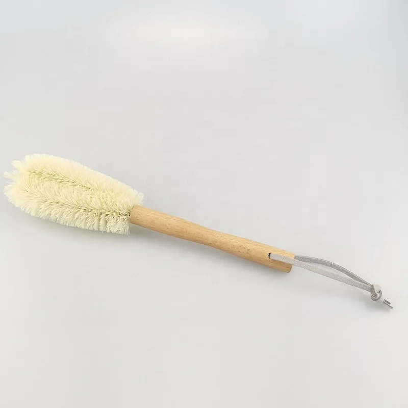 
Factory supplier hot sale wooden bottle brush for wash bottles/cups 