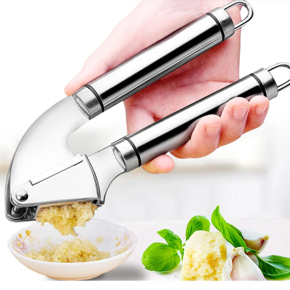 Lihong Easy to clean stainless steel garlic press set high quality garlic press tool for kitchen