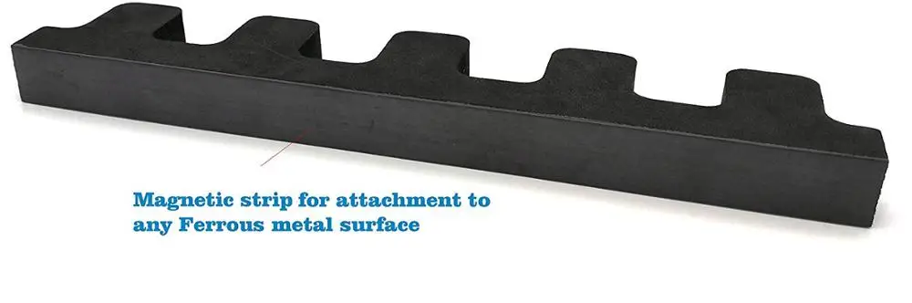 
Gun Barrel Rest Four Foam Gun Rack with Magnetic Strip 