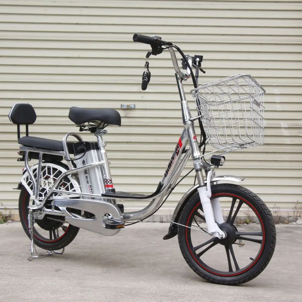 DISIYUAN Aluminum Alloy 12ah/48V 60V Lithium Battery Electric City Bicycle 350W Brushless Motor Two-Wheel 60km Range per Power
