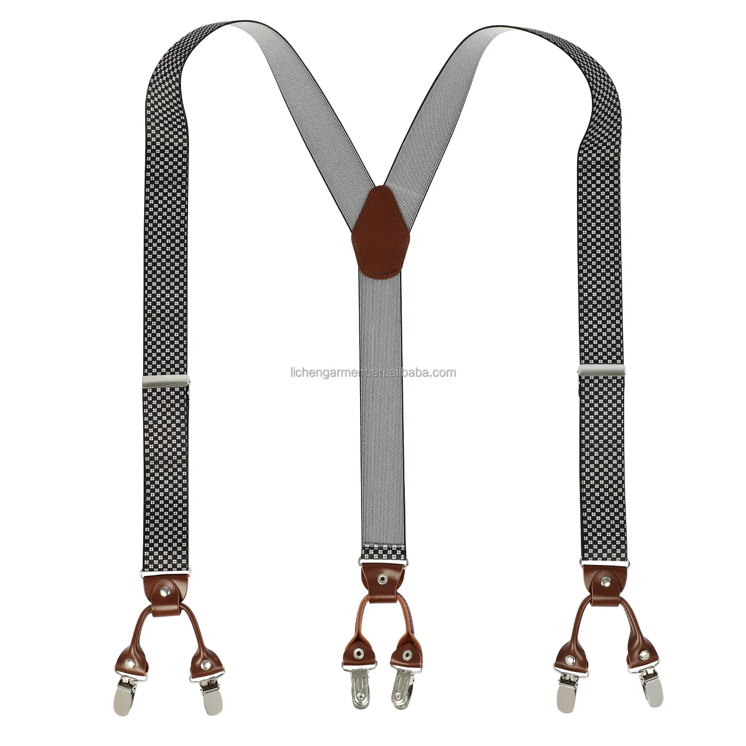 Manufacturer High Quality Boy Adult Metal Wedding Party Shirt Pants Accessory Suspender for Men Trousers