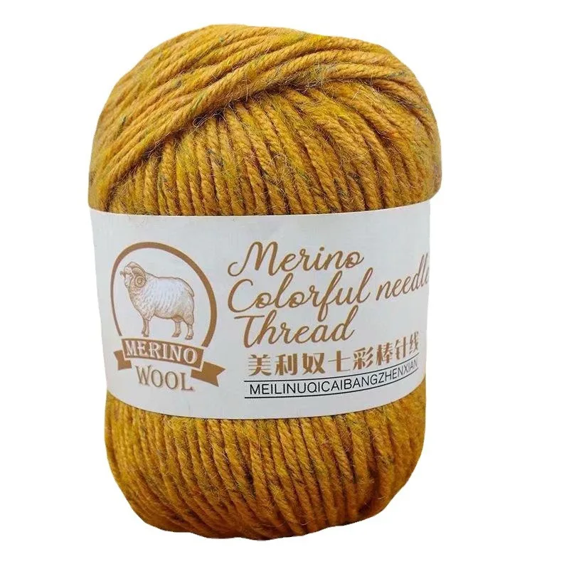 Merino красочная пряжа ручной работы из смешанной шерсти для шарфа шляпы пальто свитер сумка линия