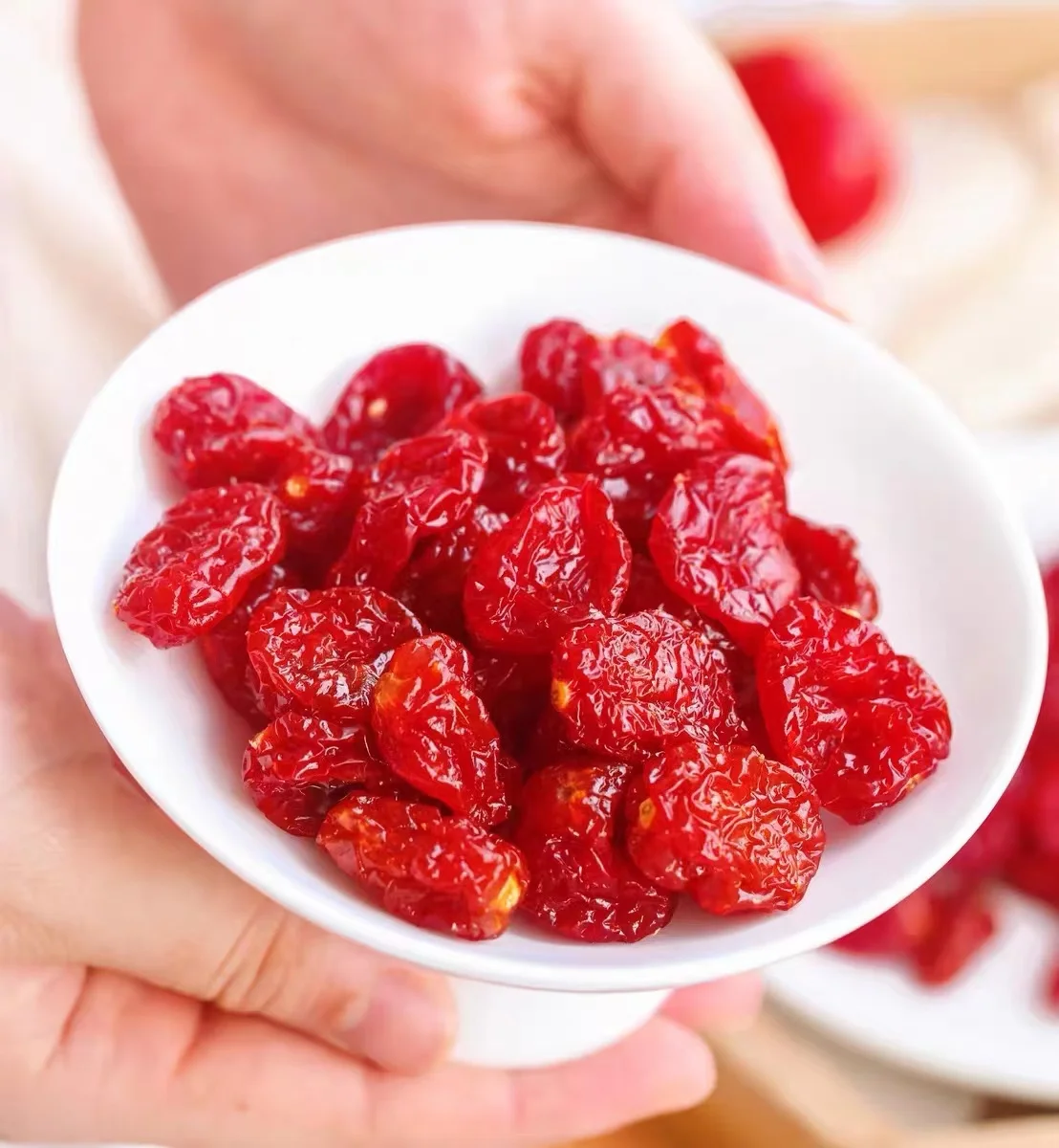 High-quality preserved tomato dried sweet and sour cherry tomato dried healthy fruit thinning food