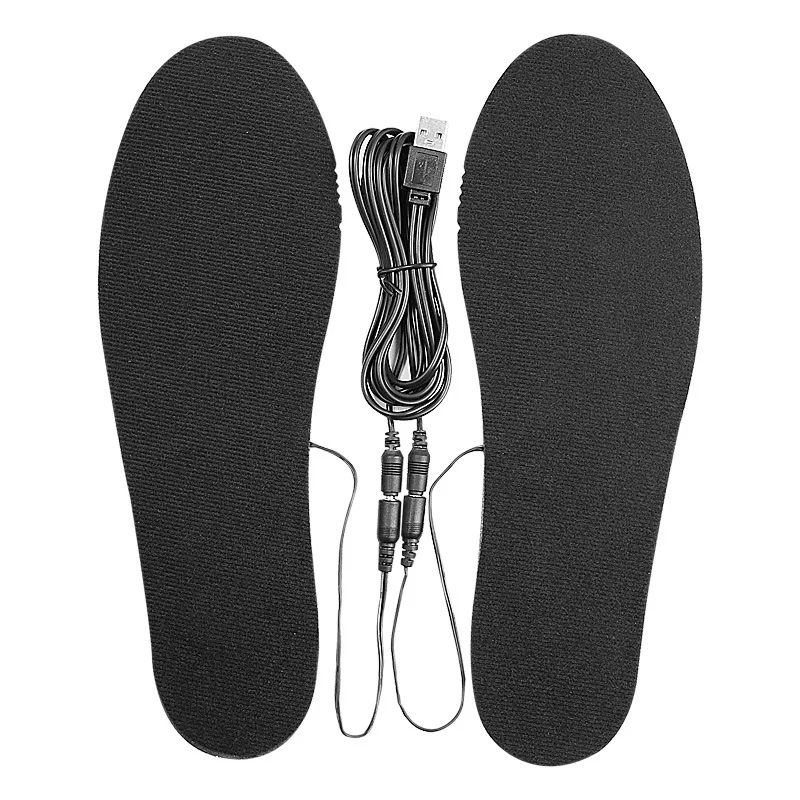 Electric Heated Shoe Insoles Feet Heater Warm Socks USB Charging Foot Heater Winter  foot warming sports & comfort insoles
