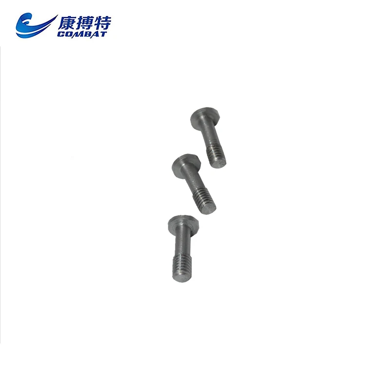 Molybdenum nut,screw and bolt customized   buyersIt  used in electronic industry, mold manufacturing, high temperature