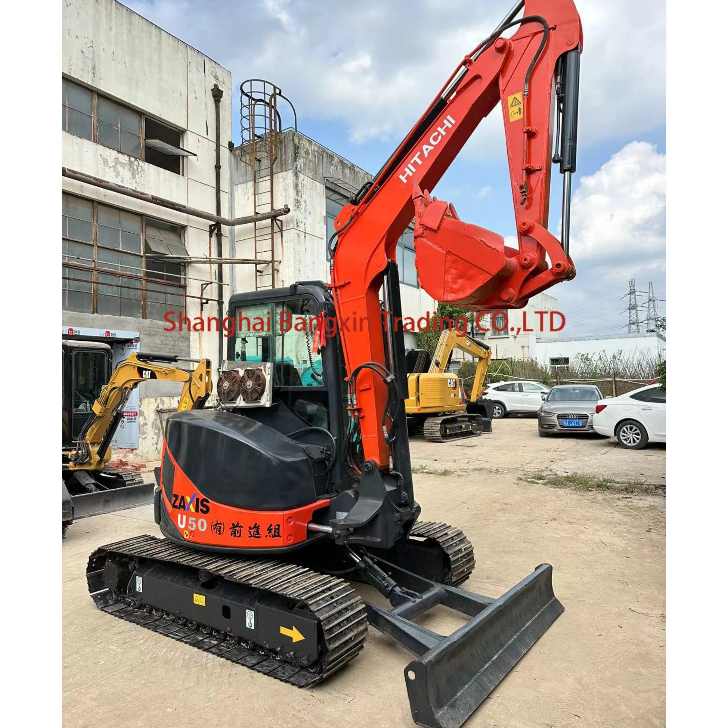 original low price used 5 ton excavator ZX50-3F Hitachi excavator used mini excavator